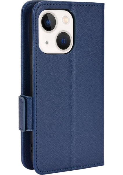Iphone 13 Için Kılıf Mini Yan Toka Kart Yuvaları Tutucu Pu Deri Cüzdan (Yurt Dışından)