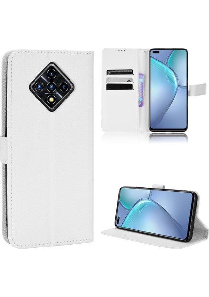 Infinix Sıfır 8 Kapak Kart Tutucu Kickstand Manyetik Cüzdan Için Kılıf (Yurt Dışından)