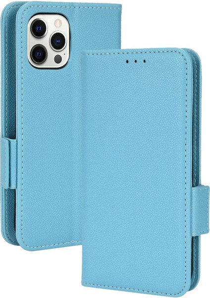 Iphone 12 Için Kılıf Pro Max Kart Yuvaları Tutucu Cüzdan Manyetik Yan Toka (Yurt Dışından)