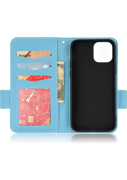 Iphone 12 Için Kılıf Pro Max Kart Yuvaları Tutucu Cüzdan Manyetik Yan Toka (Yurt Dışından)
