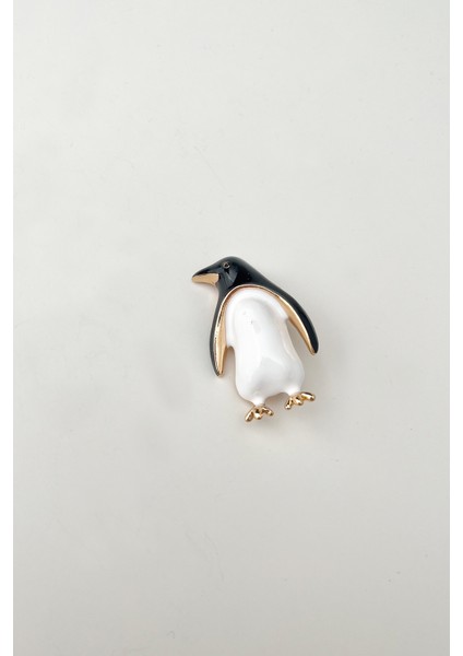 Mineli Penguen Broş (Ölçü:4cm)