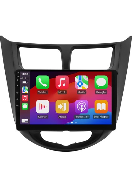 Hyundai Accent Blue (2011-2017) Android 14 Multimedya - 2 GB Ram - 32 GB Hafıza - Carplay CRV4260XP