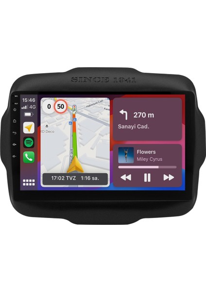 Jeep Renegade (2014-2023) Android 14 Multimedya - 2 GB Ram - 32 GB Hafıza - Carplay CRV4301XP