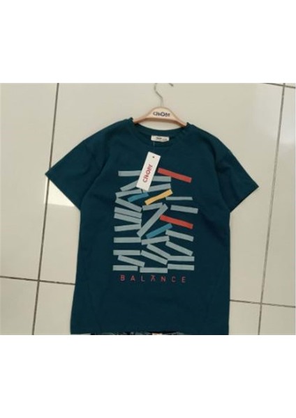 Erkek Çocuk Tshirt - Çikobay - Petrol - 9 Yaş - CE30355-PETROL-9 Yaş