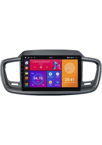 Kia Sorento (2015-2018) Android 14 Multimedya - 2 GB Ram - 32 GB Hafıza - Carplay CRV4318XP