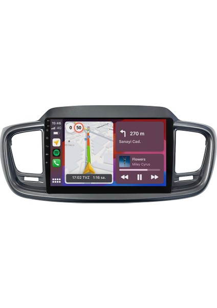 Kia Sorento (2015-2018) Android 14 Multimedya - 2 GB Ram - 32 GB Hafıza - Carplay CRV4318XP
