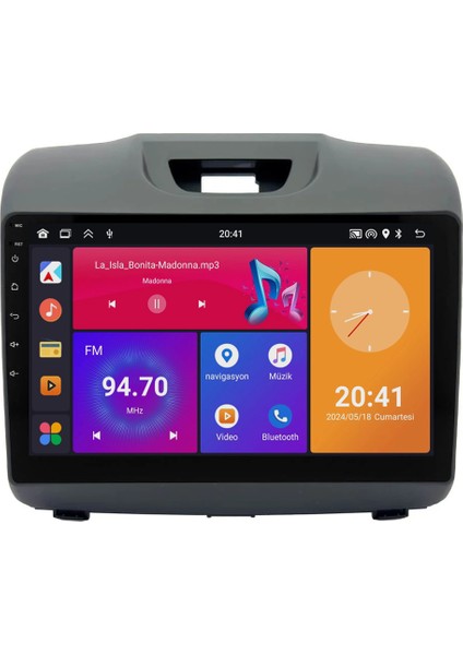 Isuzu D-Max (2012-2019) Android 14 Multimedya - 2 GB Ram - 32 GB Hafıza - Carplay CRV4290XP