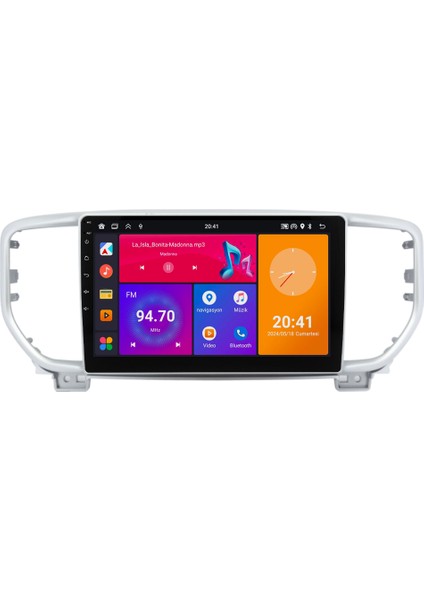 Kia Sportage (2019-2021) Android 14 Multimedya - 2 GB Ram - 32 GB Hafıza - Carplay CRV4319XP