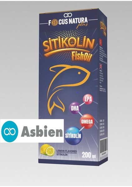 Focus Natura Plus Sitikolin , Balık Yağı , Epa ,Dha