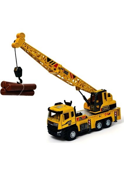 Oyuncak Sesli ve Işıklı Metal Çek Bırak Iş Araçları - Die Cast Inşaat Arabaları modelleri