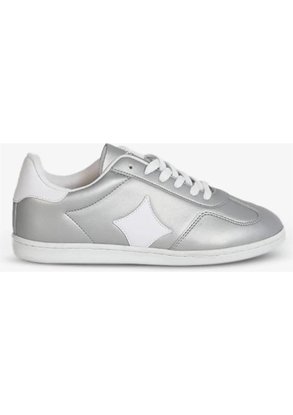 Kadın Gümüş Sneaker Ayakkabı