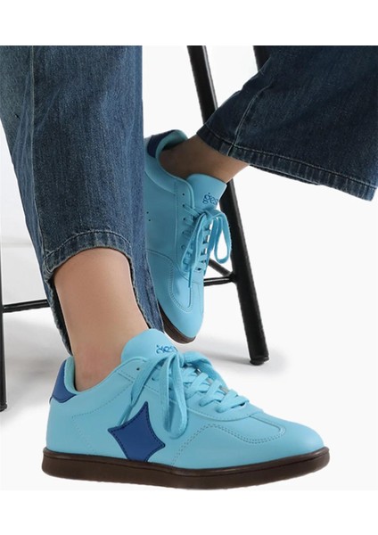 Kadın Mavi Sneaker Ayakkabı
