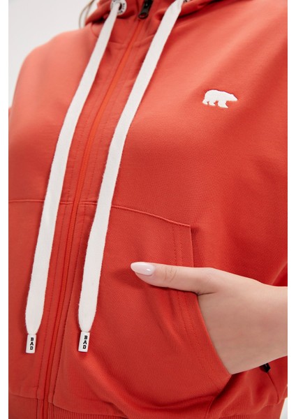 Kelly Tarçın Full-Zip Sweatshirt modelleri