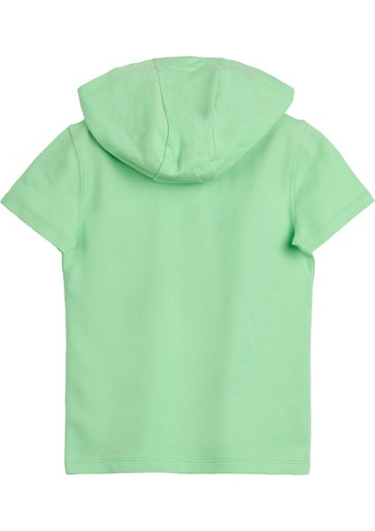 Mood Yeşil Çocuk Baskılı Hoodie Sweatshirt modelleri