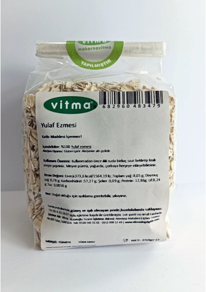 Yulaf Ezmesi 250GR