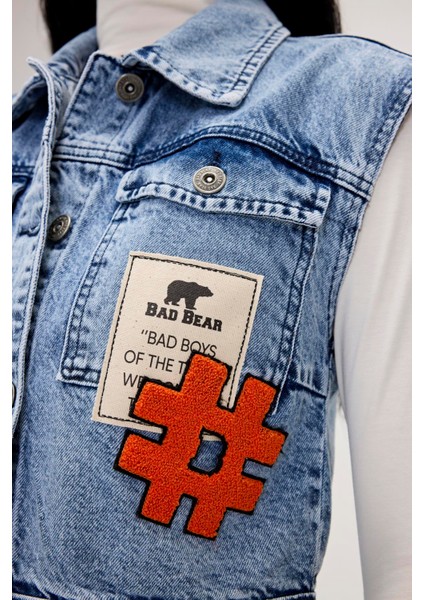 Joanne Blue Kadın Denim Yelek fırsatları