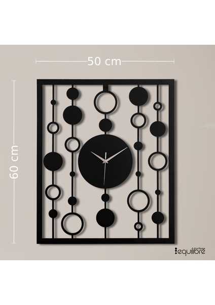 Raindrop Dekoratif Metal Duvar Saati