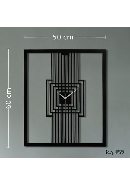Juovitus Dekoratif Metal Duvar Saati