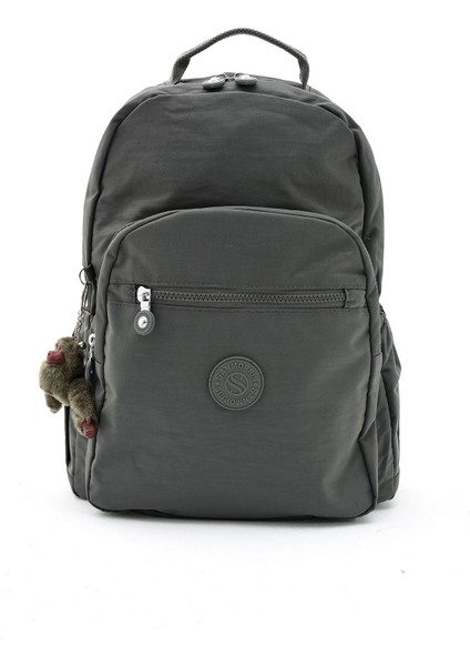 Unisex Suya Dayanıklı Krinkıl Kumaş Çok Gözlü Büyük Boy Laptop Okul ve Sırt Çantası modelleri