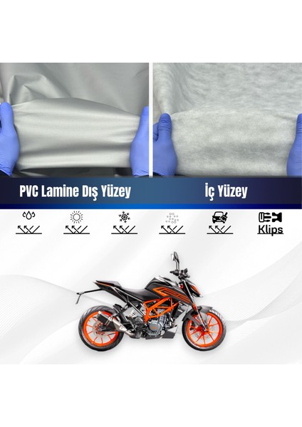 Ultra Shop Ktm 125 Duke Su Geçirmez Motosiklet Branda 4 Mevsime Uygun Motor Branda