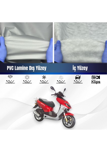 Ultra Shop Keeway Arn 125 Su Geçirmez Motosiklet Branda 4 Mevsime Uygun Motor Branda
