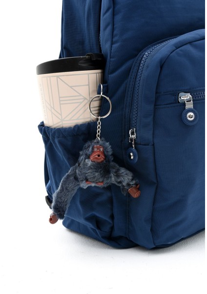 Unisex Suya Dayanıklı Krinkıl Kumaş Çok Gözlü Büyük Boy Laptop Okul ve Sırt Çantası