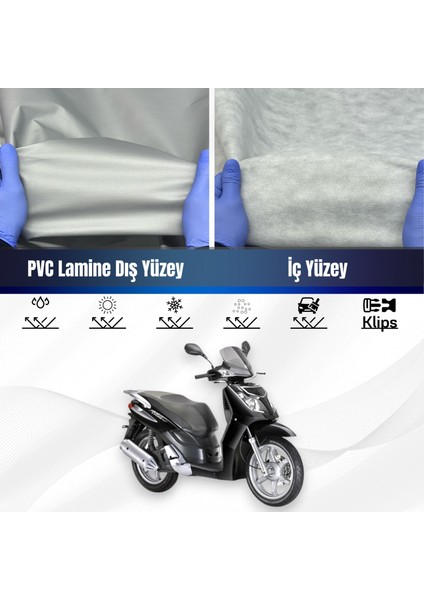 Ultra Shop Keeway Outlook 150 Su Geçirmez Motosiklet Branda 4 Mevsime Uygun Motor Branda
