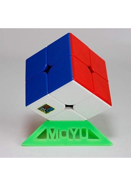 Moyu Meilong 2x2 Magnetic Cube 2m - Mıknatıslı Standlı Tornavidalı Stickersız Akıl Zeka Rübik Küp