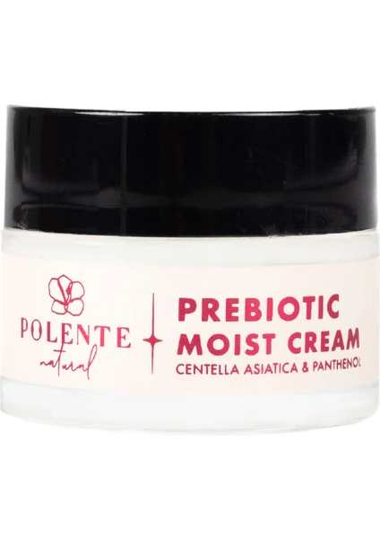 Polente Natural - Prebiotic Moist Cream - Cica & Panthenol Yoğun Nemlendirici Prebiyotik Yüz Kremi 50 ml