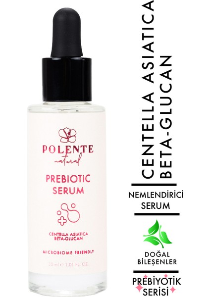 - Prebiotic Serum - Cilt Mikrobiyomuna Destek Sunan Nemlendirici Prebiyotik Serum 30 ml