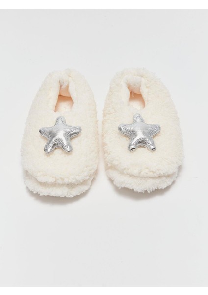 Lcw Steps 3D Aplike Detaylı Pelüş Kız Çocuk Ev Terliği modelleri