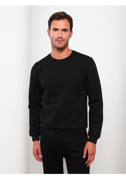 Lcw Vision Bisiklet Yaka Uzun Kollu Erkek Sweatshirt
