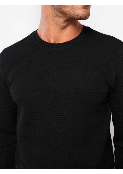 Lcw Vision Bisiklet Yaka Uzun Kollu Erkek Sweatshirt