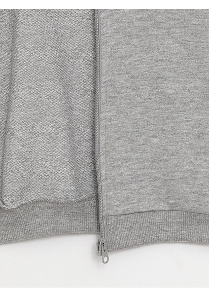 LC Waikiki Lcw Baby Kolej Yaka Uzun Kollu Basic Erkek Bebek Fermuarlı Sweatshirt