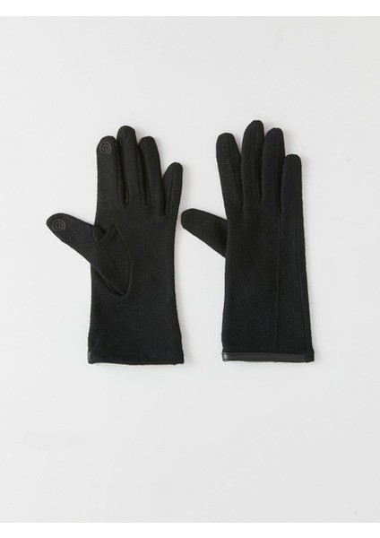 Lcw Accessorıes Nakışlı Kadın Kaşe Eldiven