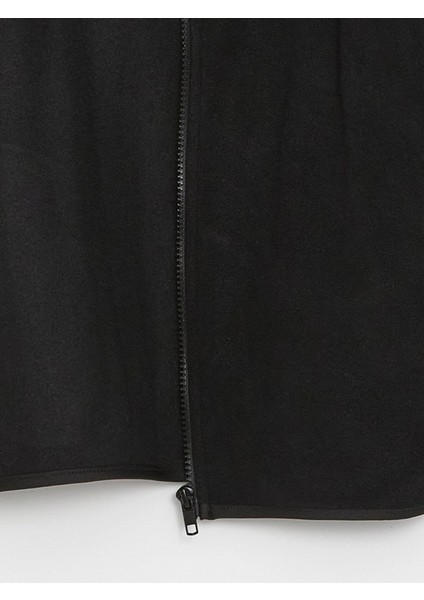Lcw Kids Kapüşonlu Basic Uzun Kollu Polar Erkek Çocuk Fermuarlı Sweatshirt