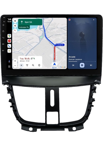 Peugeot 207 (2006-2012) Android 14 Multimedya - 2 GB Ram - 32 GB Hafıza - Carplay CRV4421XP