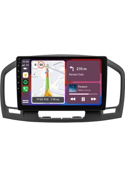 Opel Insignia (2009-2013) Android 14 Multimedya - 2 GB Ram - 32 GB Hafıza - Carplay CRV4404XP