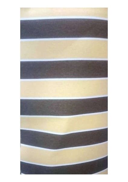 Kahve Krem Çizgili Balkon Perdesi, Balkon Çadır Brandası, Balkon Güneşlik fiyatları