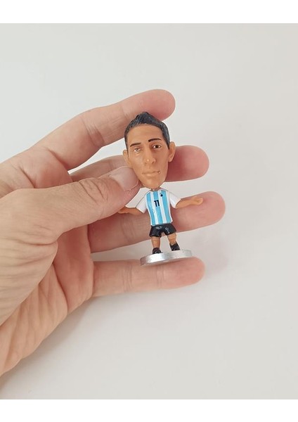 Cabezon Di Maria Sel Futbolcu 3D 7 cm Figür Futbol Yıldızı Biblo