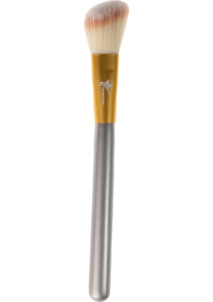 Professinal Makeup Brush Champagne Açılı Allık ve Pudra Fırçası Makyaj Fırçası No:14