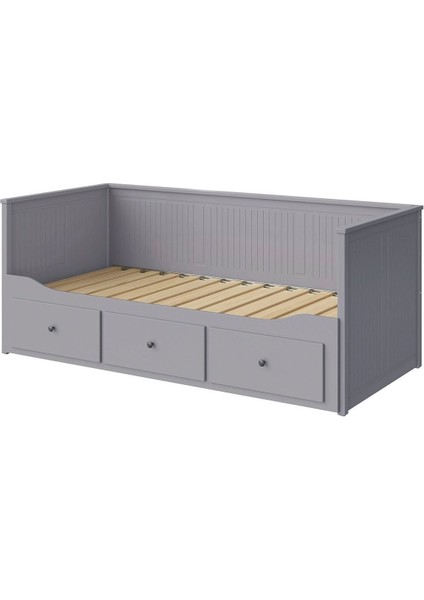 Hemnes Divan Gri 80X200 cm Divan ve Saklama Alanı