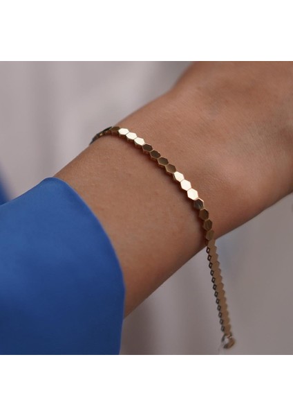 Petek Sade Bileklik modelleri