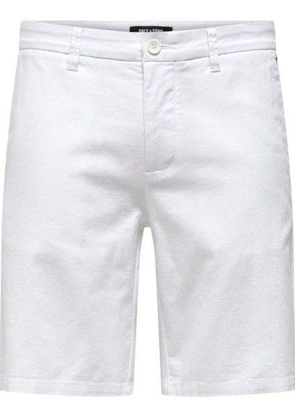 Onsmark 0011 Cotton Lınen Shorts Noos Beyaz fırsatları