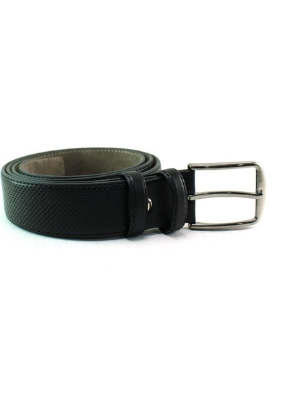 Erkek Kemer Siyah Klasik Desenli 28010 modelleri