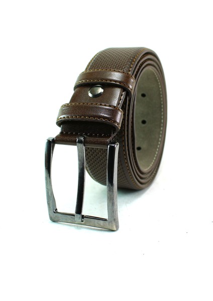 Erkek Kemer Kahve Klasik Desenli 28026 fırsatları