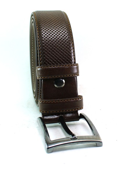 Erkek Kemer Kahve Klasik Desenli 28026 indirimleri