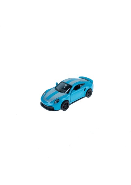 Oyuncak Metal Çek Bırak Süper Sport Araba Turkuaz 11 cm
