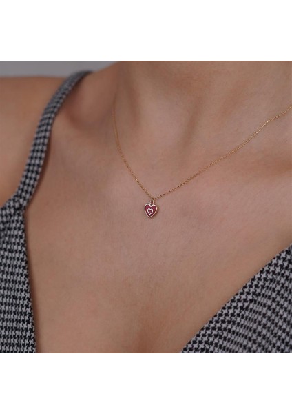 Mineli Kalp Kolye fırsatları