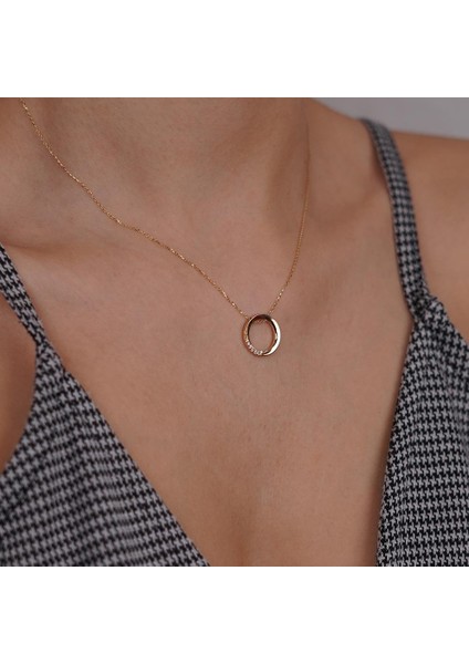 Taşlı Halka Kolye fırsatları